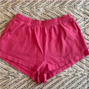American Eagle pink cotton shorts